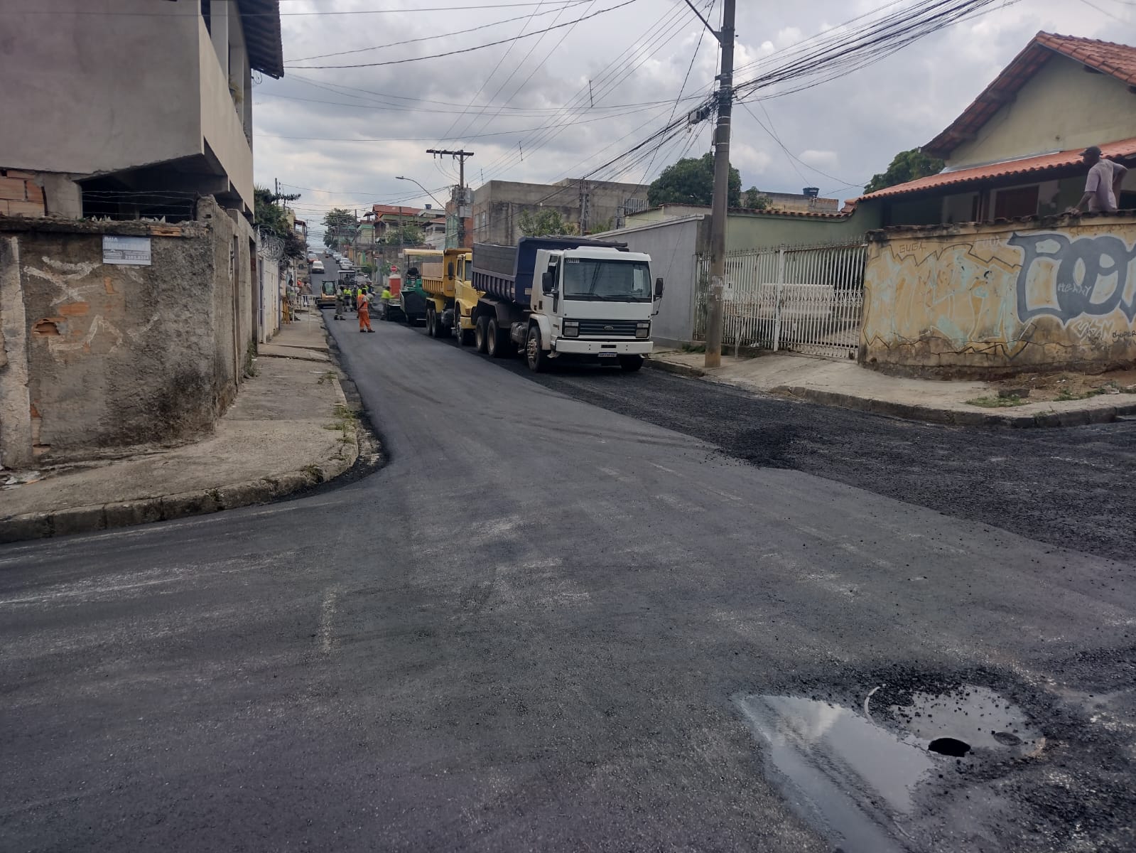 asfalto novo